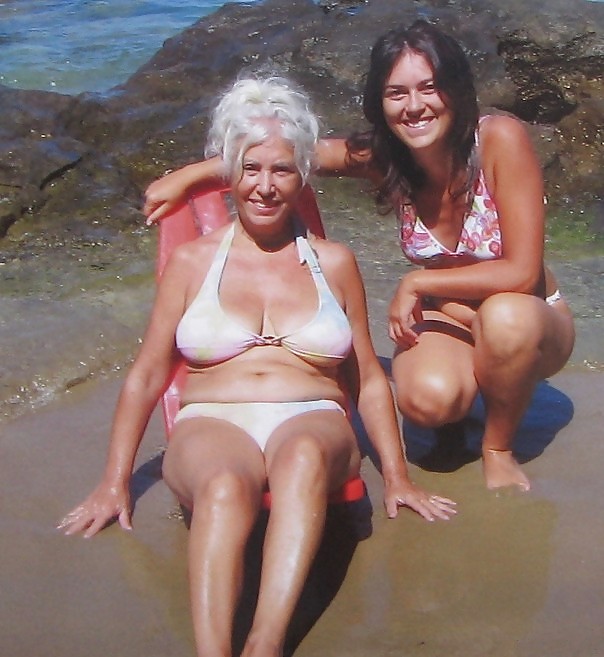 Older women in swimsuit. #5257989