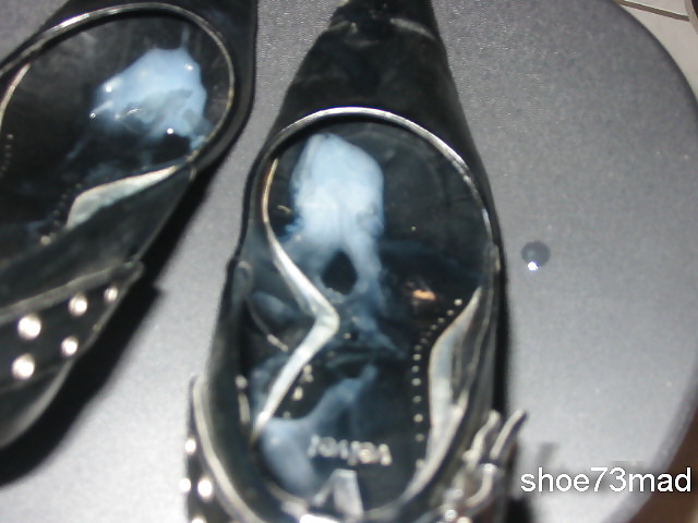 GF'S HOT STILETTOS WORN AND CUMED #20391385