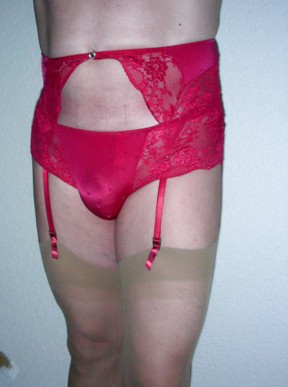 Red suspenders and stockings #8346789
