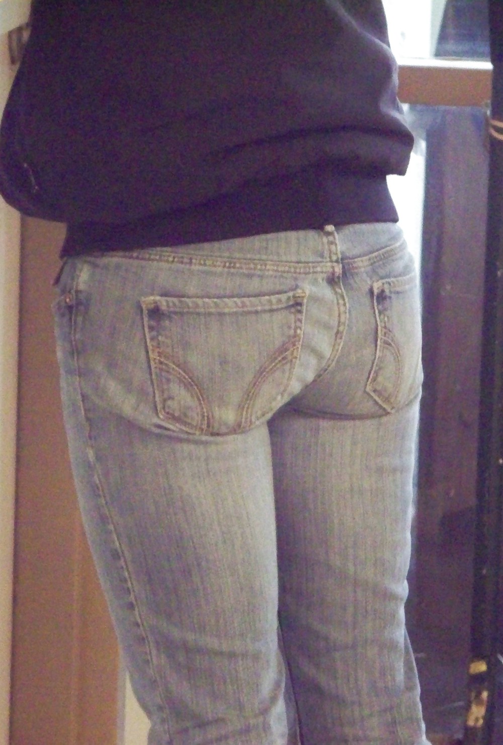 Tremendous Ass in Blue Denims  #9980492