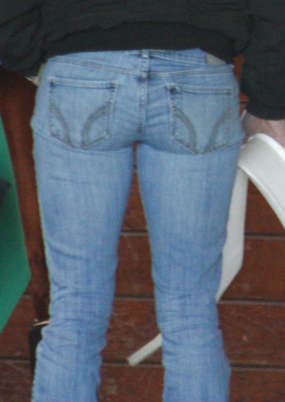 Tremendous Ass in Blue Denims  #9980528