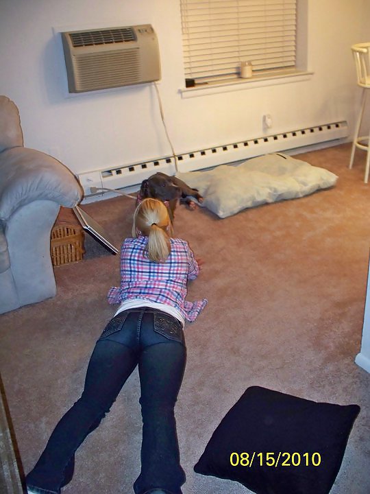 Tremendous Ass in Blue Denims  #9980537