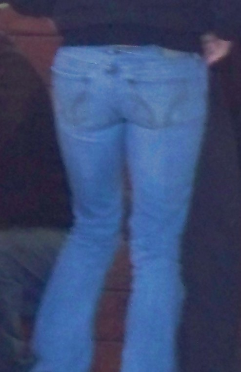 Tremendous Ass in Blue Denims  #9980538
