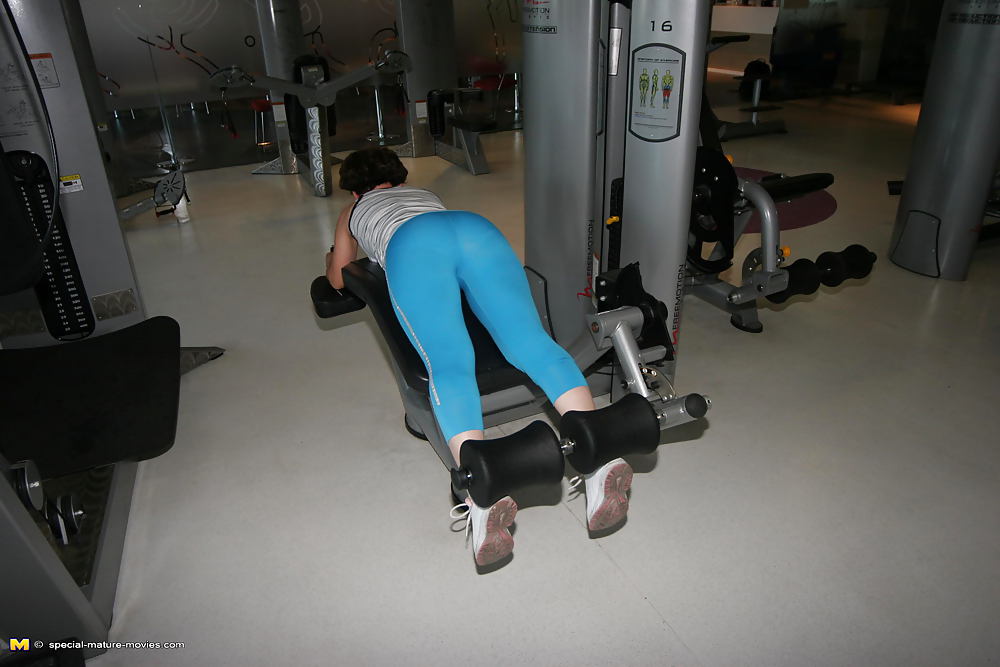 Naked Mature Mothers do Naked Exercises at Gym PART 1 #19978368