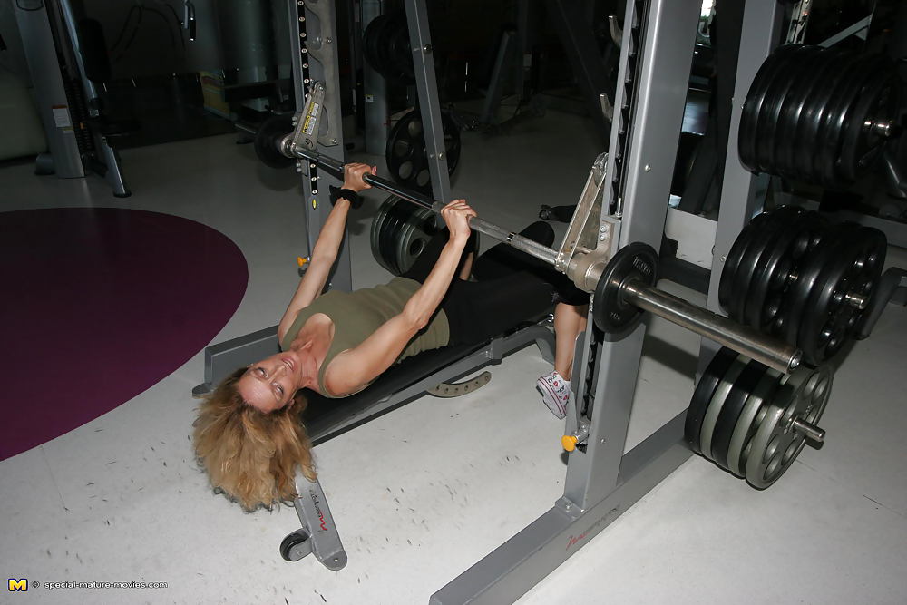 Naked Mature Mothers do Naked Exercises at Gym PART 1 #19978406