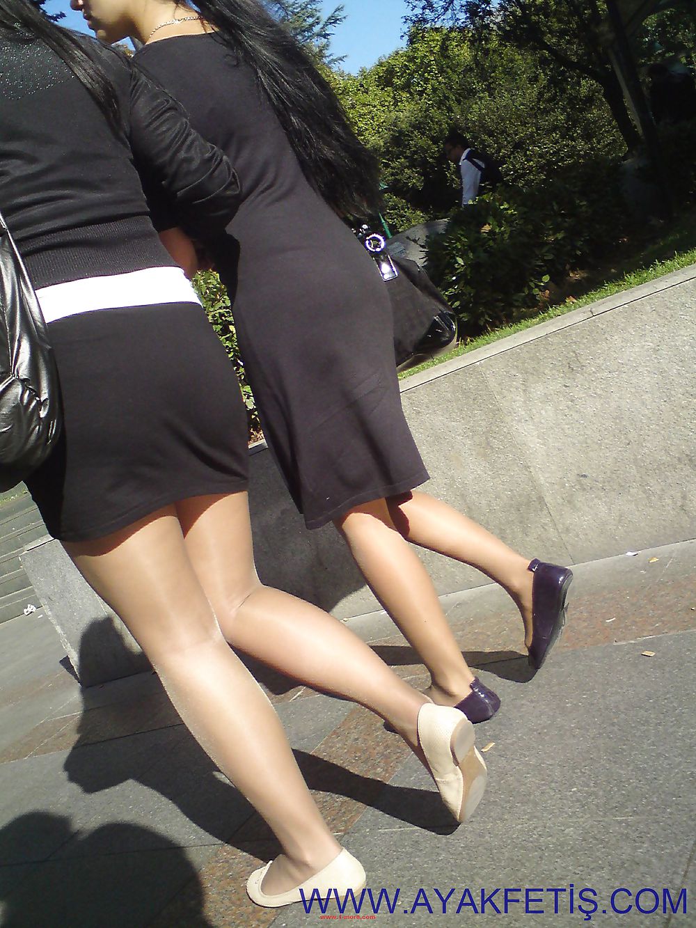 Candid Ballet Flats and Pantyhose in HQ #8476730