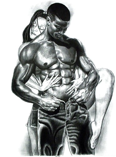 Afro-amerikanische Erotische Kunst #19890278