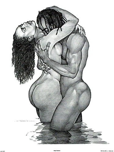 Afro-amerikanische Erotische Kunst #19890306