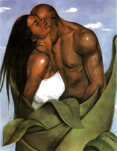Afro-amerikanische Erotische Kunst #19890361