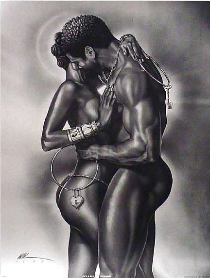 Afro-amerikanische Erotische Kunst #19890469