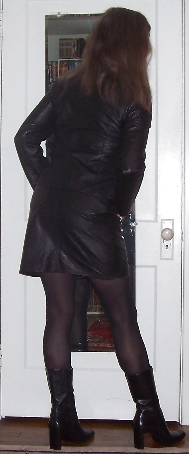 Crossdressing: My Leather Ass #11574156