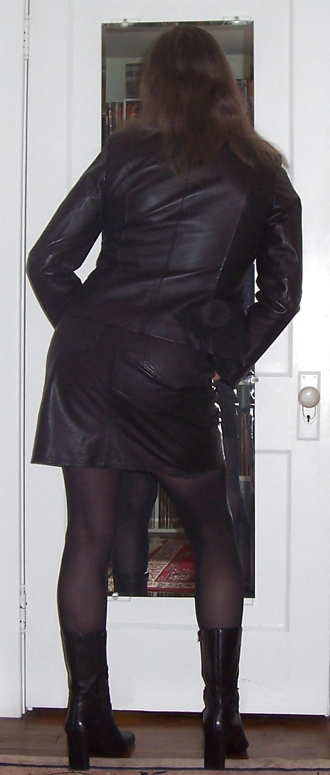 Crossdressing: My Leather Ass #11574189