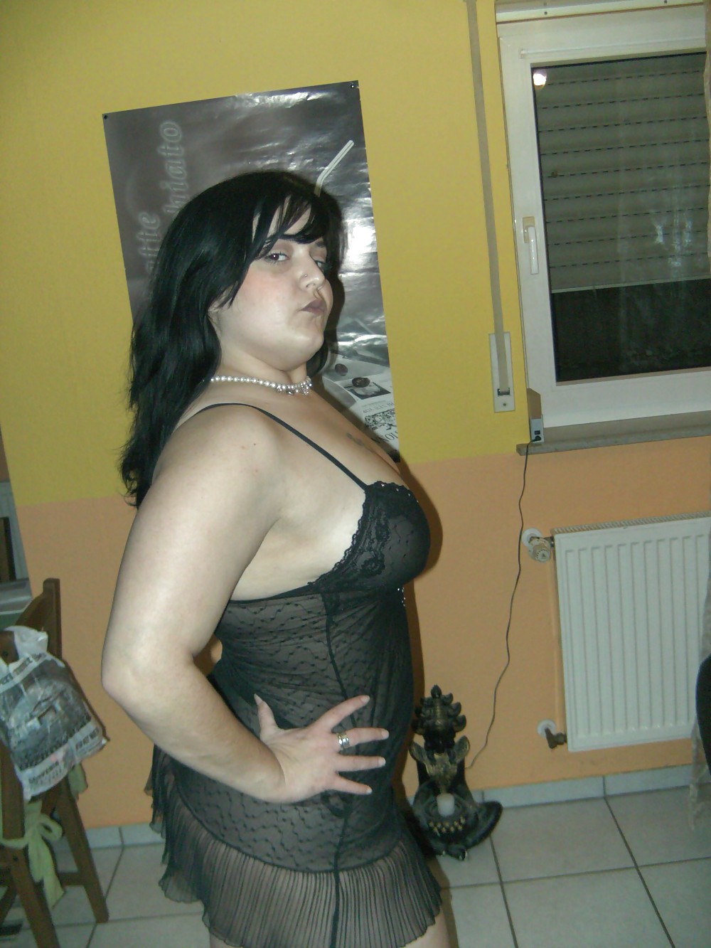 CHUBBY POSING IN LINGERIE #6294487