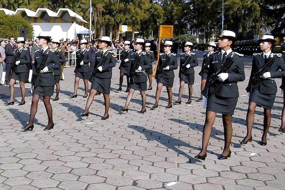 Women in uniforms wearing nylons.. #20365174