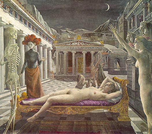 Gemalt Eroporn Kunst 69 - Paul Delvaux #12767623