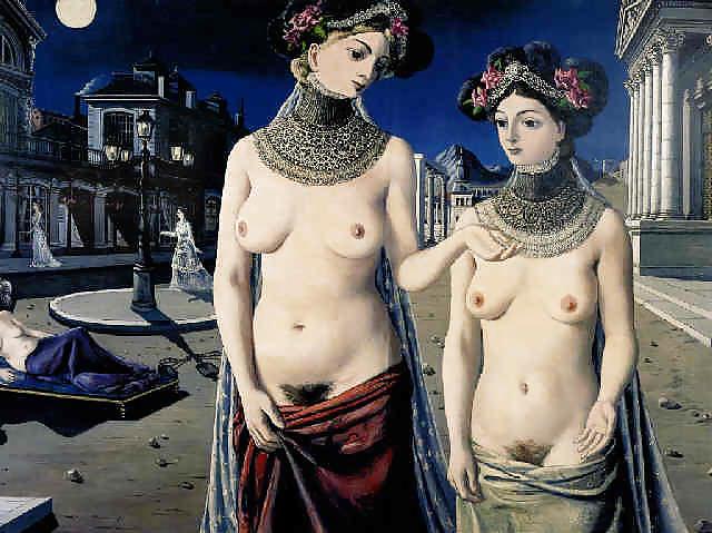 Gemalt Eroporn Kunst 69 - Paul Delvaux #12767726