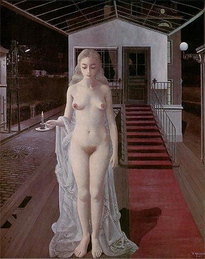 Gemalt Eroporn Kunst 69 - Paul Delvaux #12767742