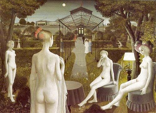 Gemalt Eroporn Kunst 69 - Paul Delvaux #12767750