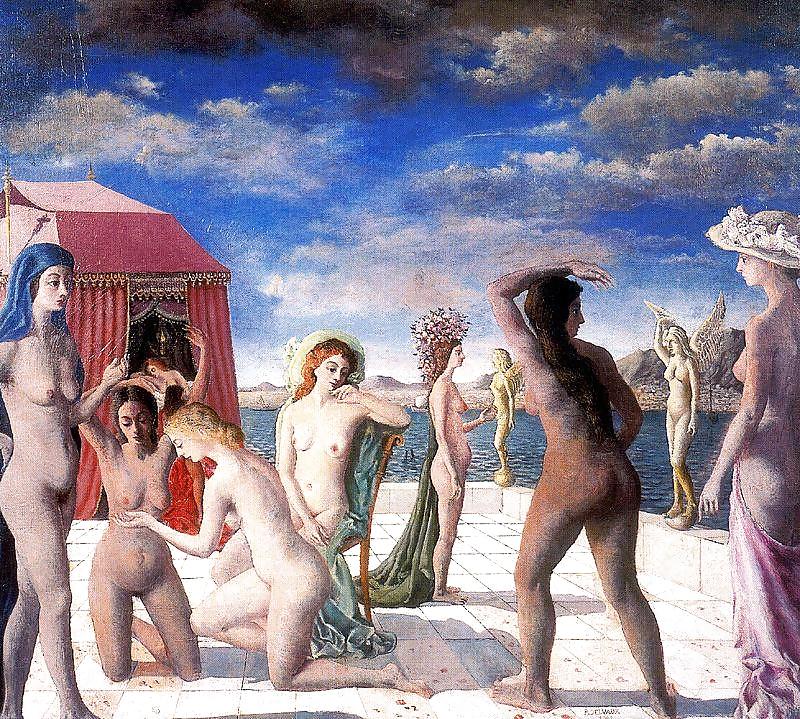 Gemalt Eroporn Kunst 69 - Paul Delvaux #12767797