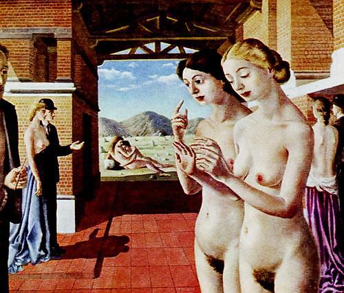 Gemalt Eroporn Kunst 69 - Paul Delvaux #12767817