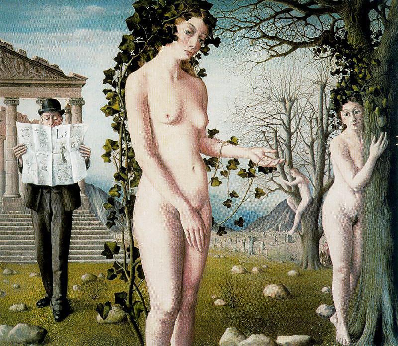 Gemalt Eroporn Kunst 69 - Paul Delvaux #12767823