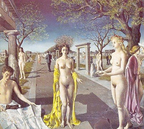 Gemalt Eroporn Kunst 69 - Paul Delvaux #12767888