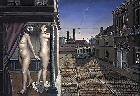 Gemalt Eroporn Kunst 69 - Paul Delvaux #12767905