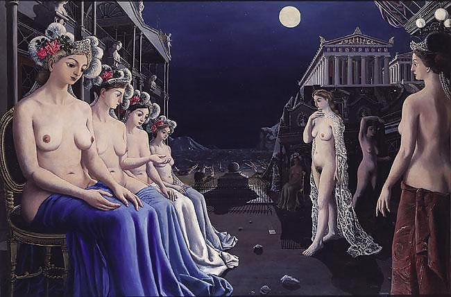 Gemalt Eroporn Kunst 69 - Paul Delvaux #12767943