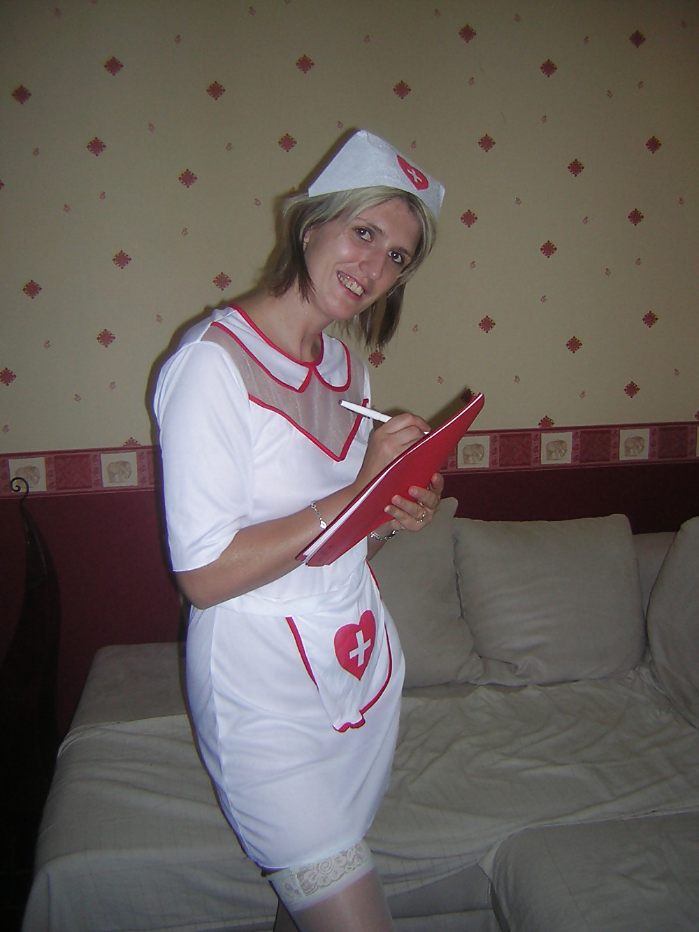 French amateur en infirmiere sexy  #22059658