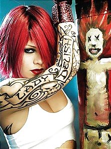 Punk Emo Tattoo Pierced Women 2 #9232992