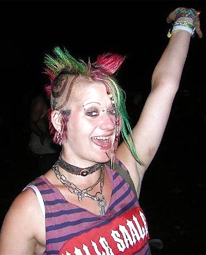 Punk Emo Tattoo Pierced Women 2 #9233309