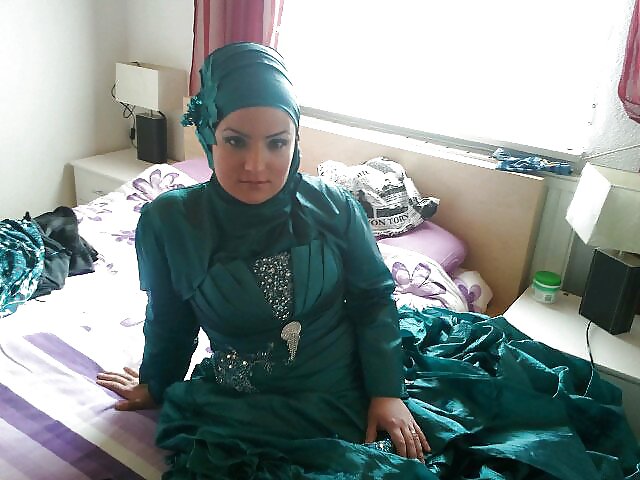 Turbanli hijab árabe, turco, asiático desnudo - no desnudo 08
 #17869498