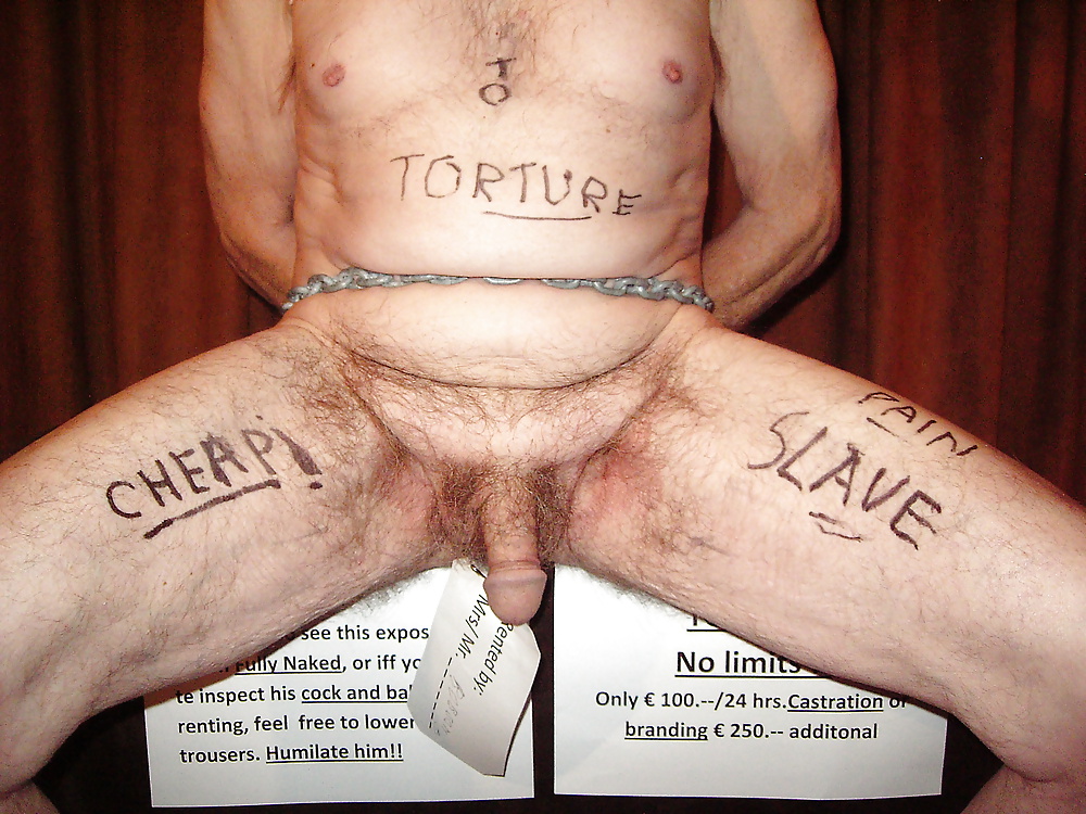 Nackt Männlichen Sklaven Zu Vermieten. #21135565