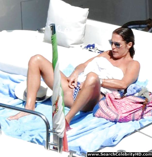 Fiona Swarovski Candid Topless Sunbathing Bikini Photos #13410133
