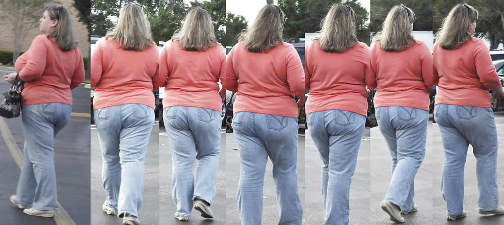 Fat Asses In Jeans - Public Creepin #14446660