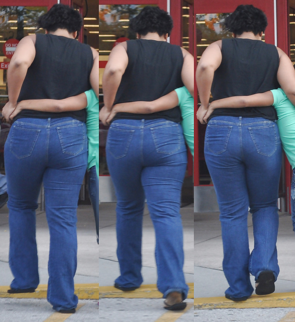 Fat Asses In Jeans - Public Creepin #14446680