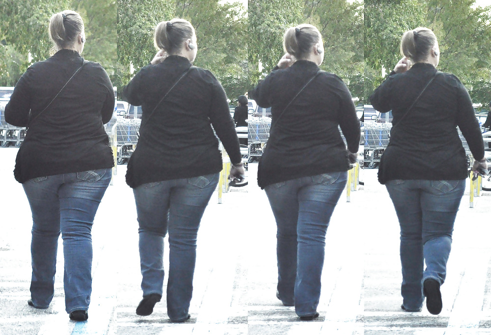 Fat Asses In Jeans - Public Creepin #14446756