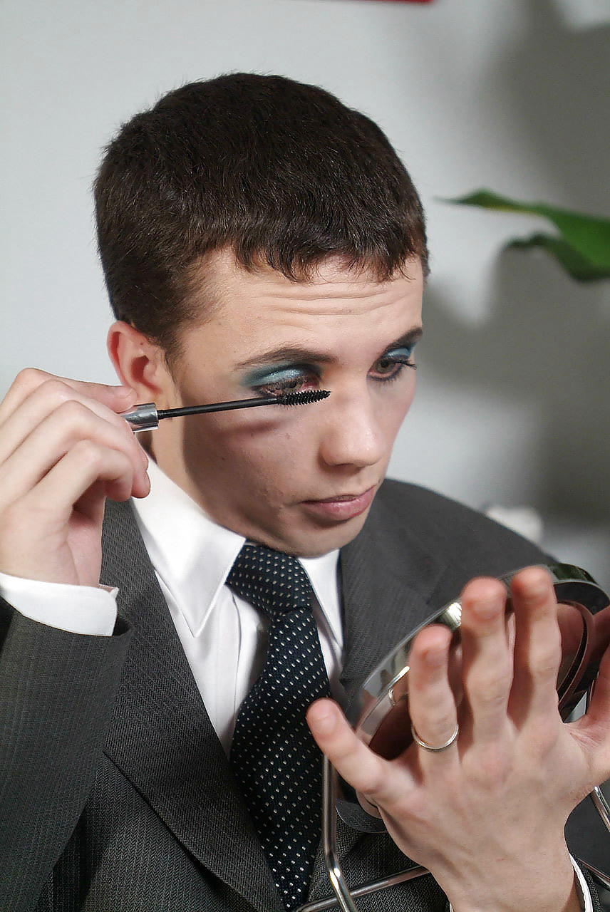 Boys Make-up love to be crossdressing #11959140