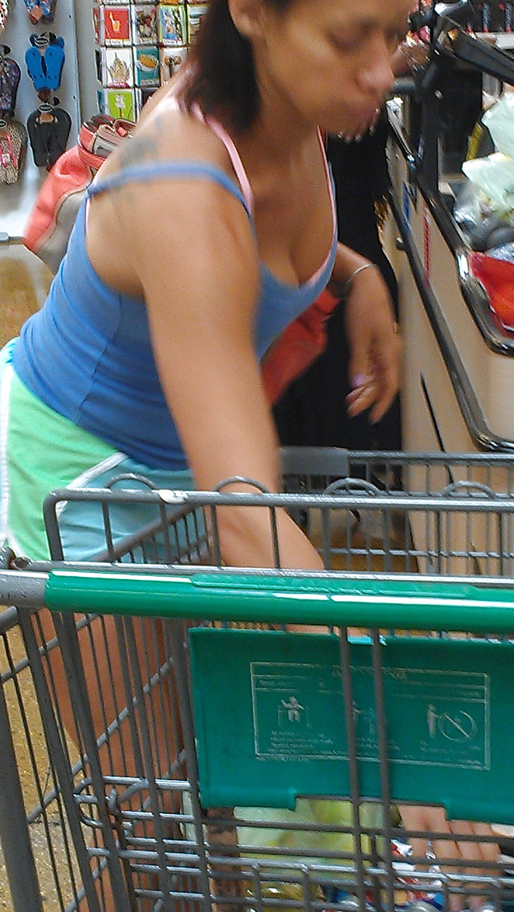 Hot Milf in Grocery Store - Great Cleavage #19948247