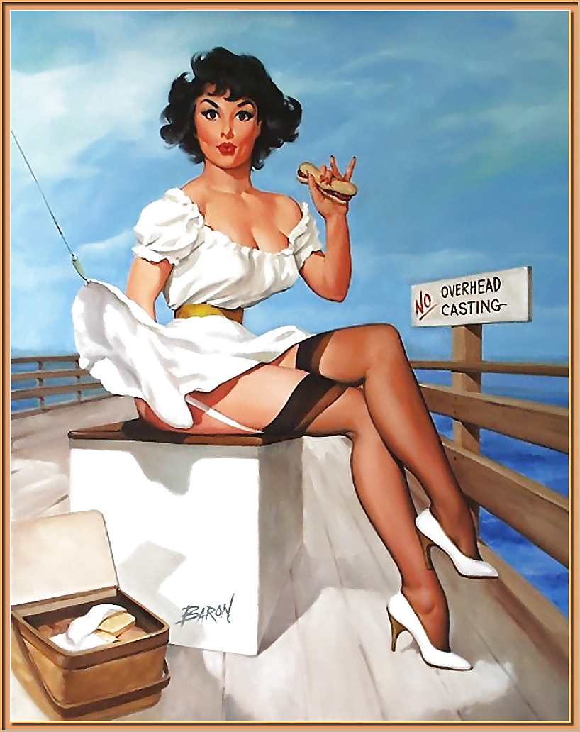 Sexy Vintage Pin - Up Art