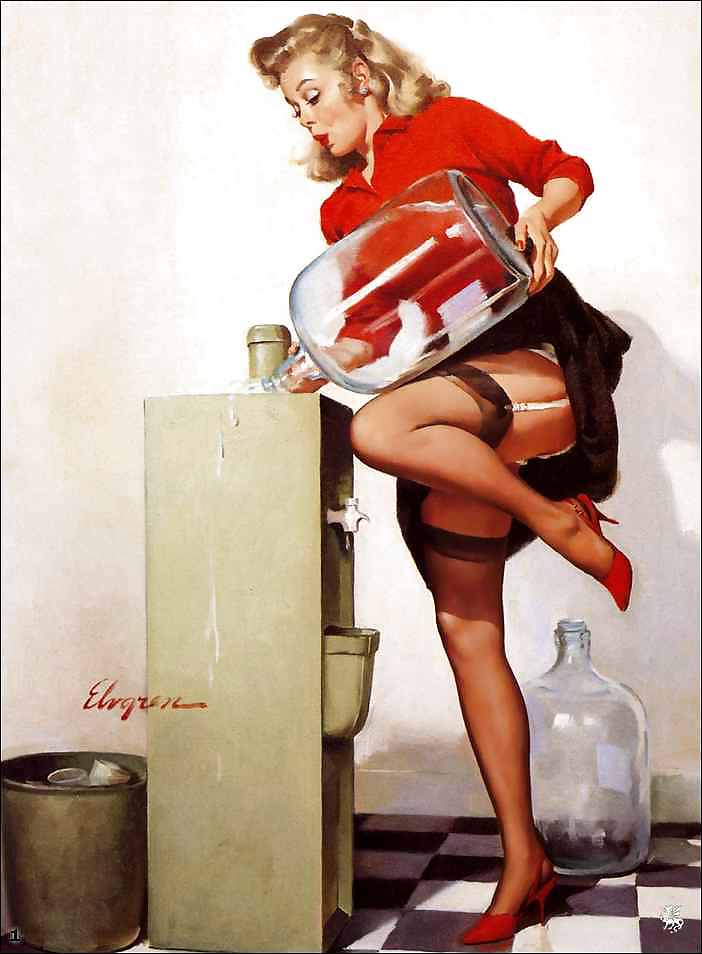 Sexy Vintage Pin - Up Art #6041481