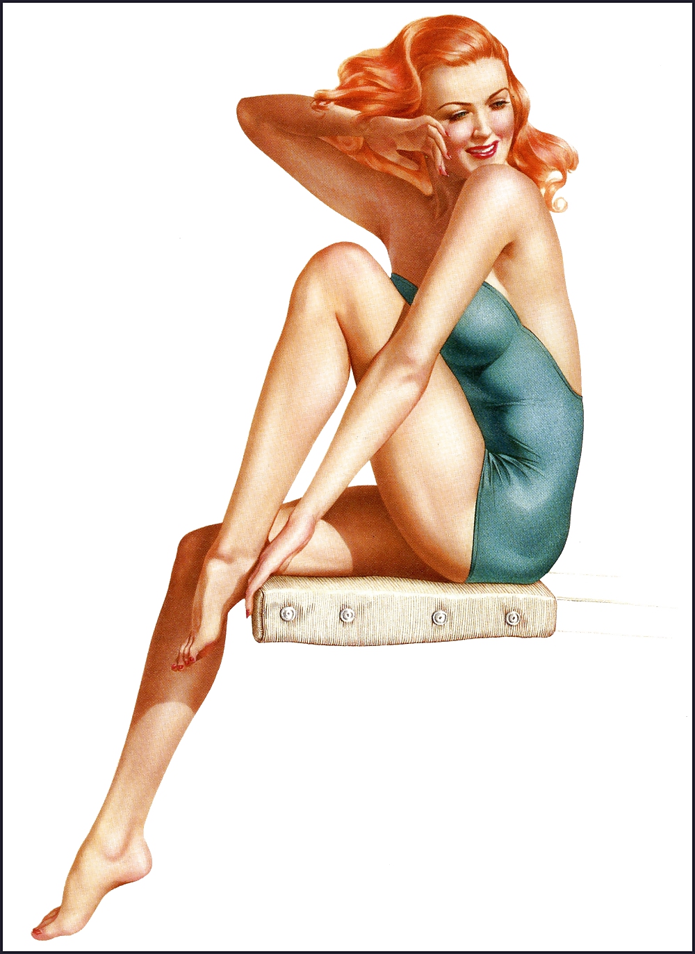 Sexy Vintage Pin - Up Art #6041499