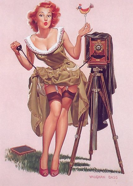 Sexy Vintage Pin - Up Art #6041518