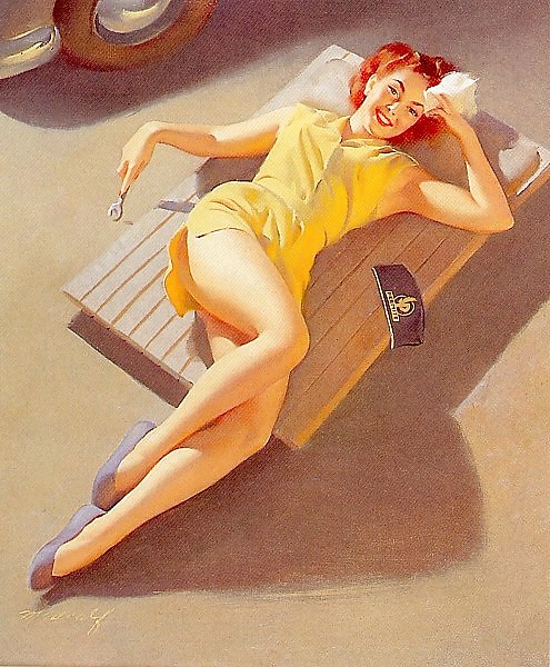 Sexy Vintage Pin - Up Art #6041543