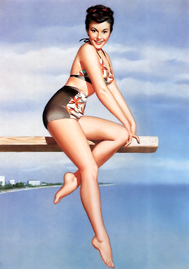 Sexy Vintage Pin - Up Art #6041558