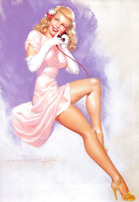 Sexy Vintage Pin - Up Art #6041574
