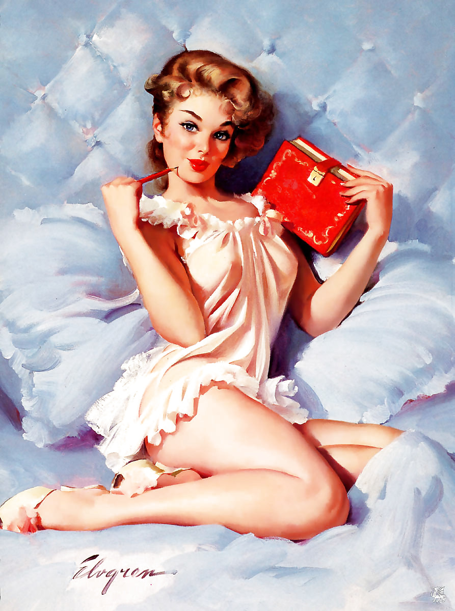 Sexy Vintage Pin - Up Art #6041588