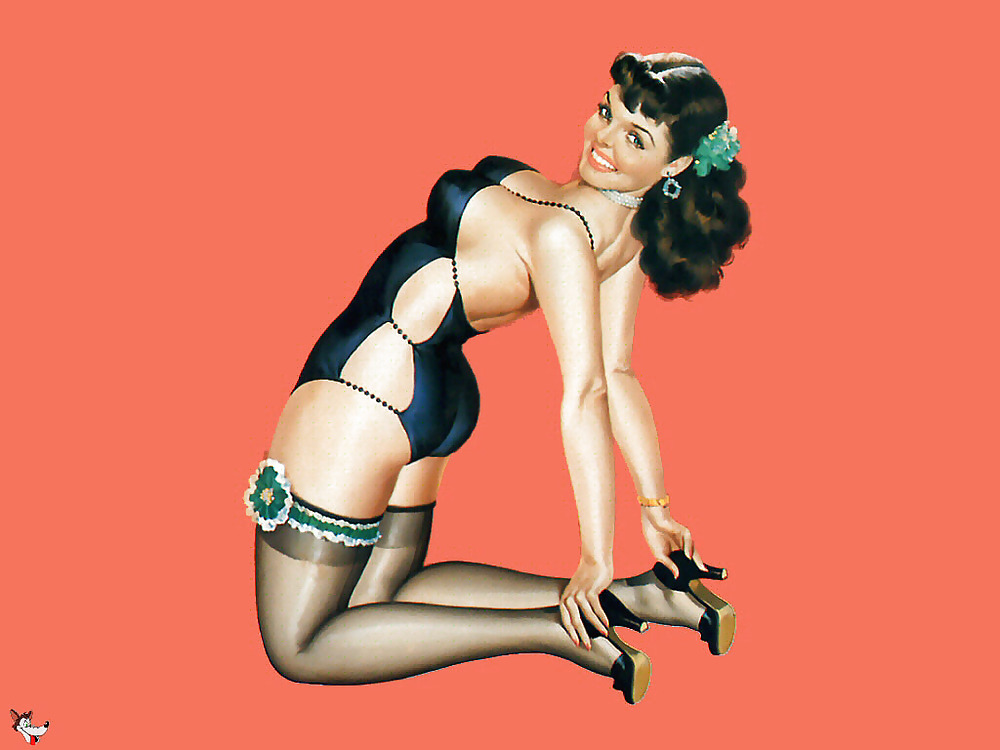 Sexy Vintage Pin - Up Art #6041593