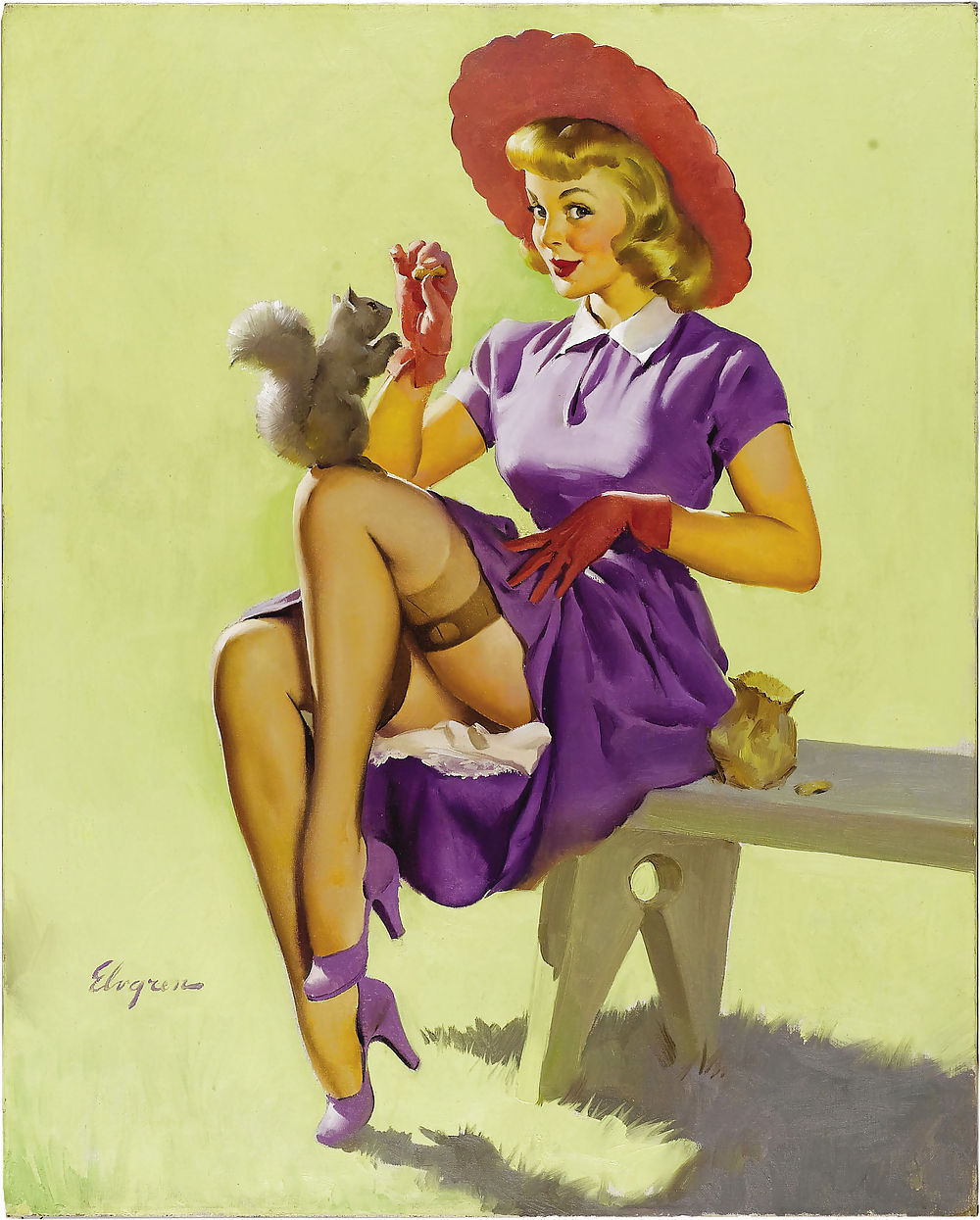 Sexy Vintage Pin - Up Art #6041611