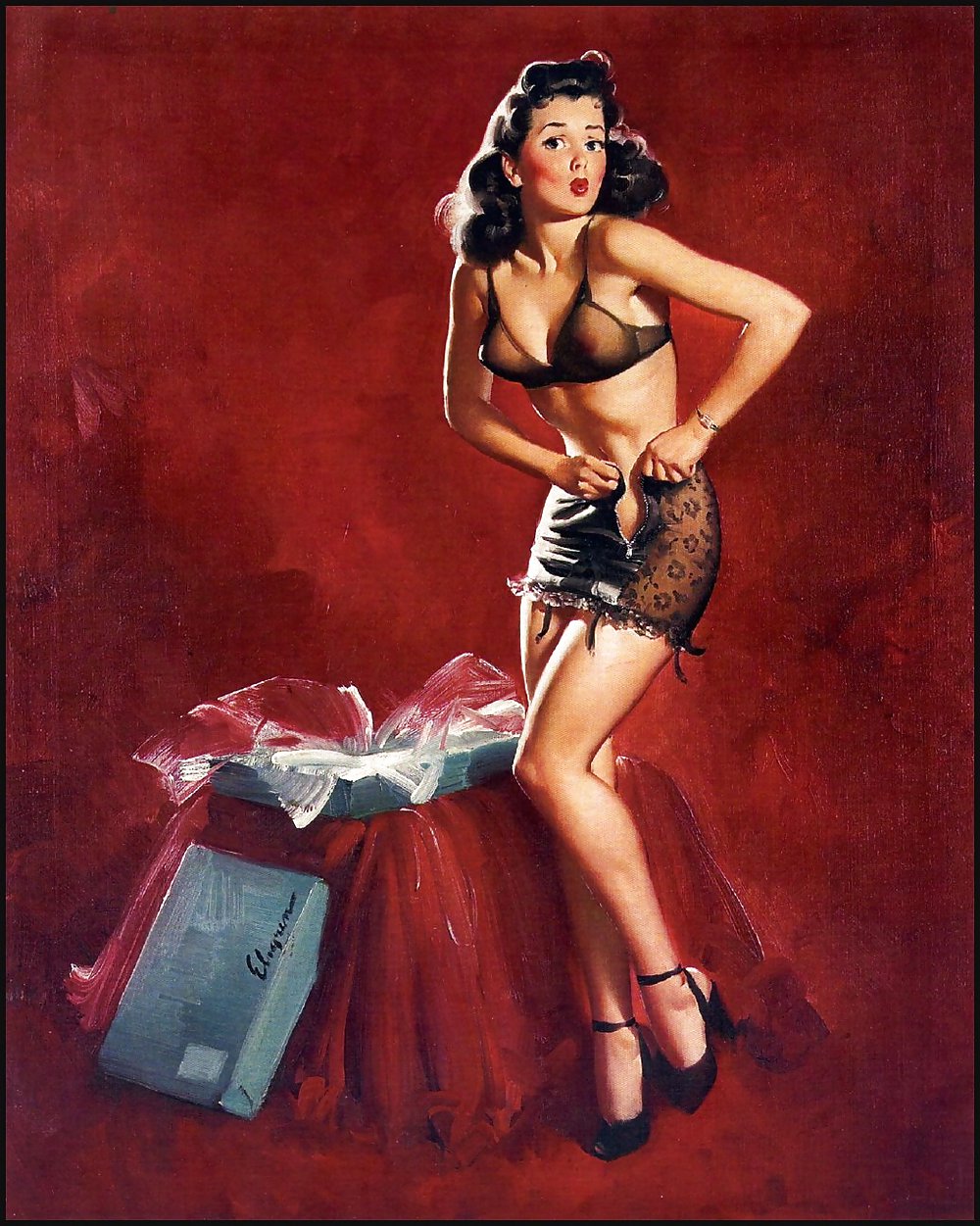 Sexy Vintage Pin - Up Art #6041704